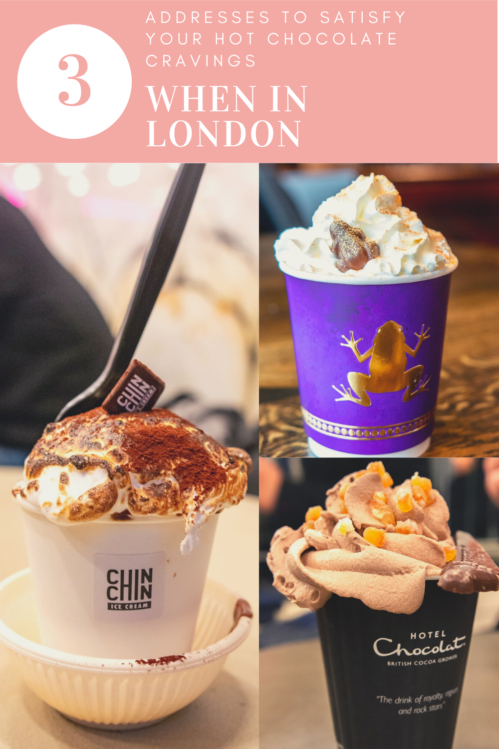 Three addresses to satisfy your hot chocolate cravings when in London